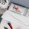 Designart 'Red High Heel Shoe' Abstract Bedding Set - Duvet Cover & Shams